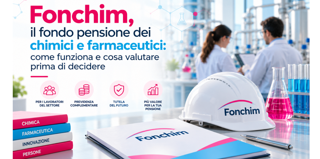 Rappresentazione visiva dell'articolo: 🧪 Fonchim, il fondo pensione dei chimici e farmaceutici