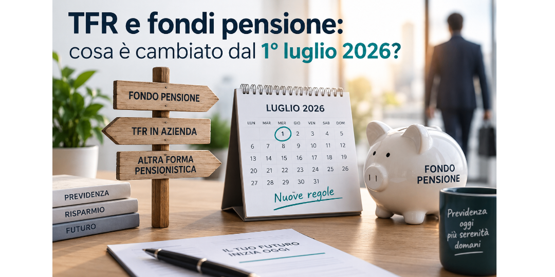 TFR e fondi pensione: cosa è cambiato dal 1° luglio 2026?