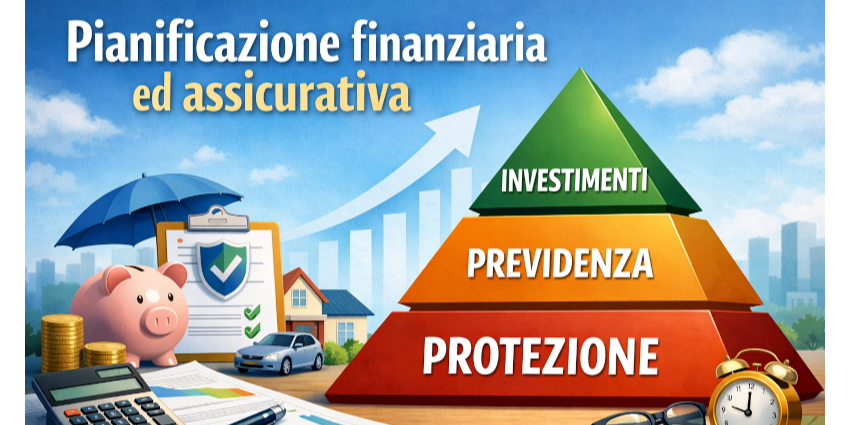 Rappresentazione visiva dell'articolo: Pianificazione finanziaria ed assicurativa: 

il metodo per costruire sicurezza e serenità economica